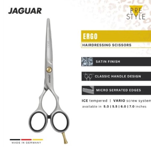 قیچی کوتاهی موی حرفهای جگوار زولینگن آلمان مدل ergo 5.5 (کد 82255) - Image 5