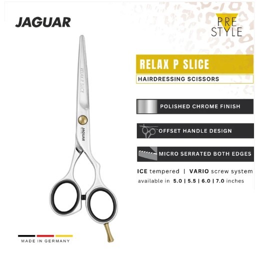 قیچی کوتاهی و اسلایس حرفهای جگوار زولینگن آلمان مدل PRE STYLE -RELAX P SLICE 5.5" (کد 81255) - Image 3